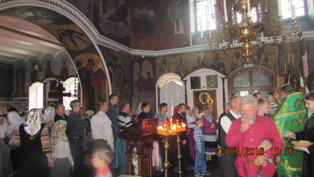 Престольный праздник в храме во имя св. Николы в г. Семенове
